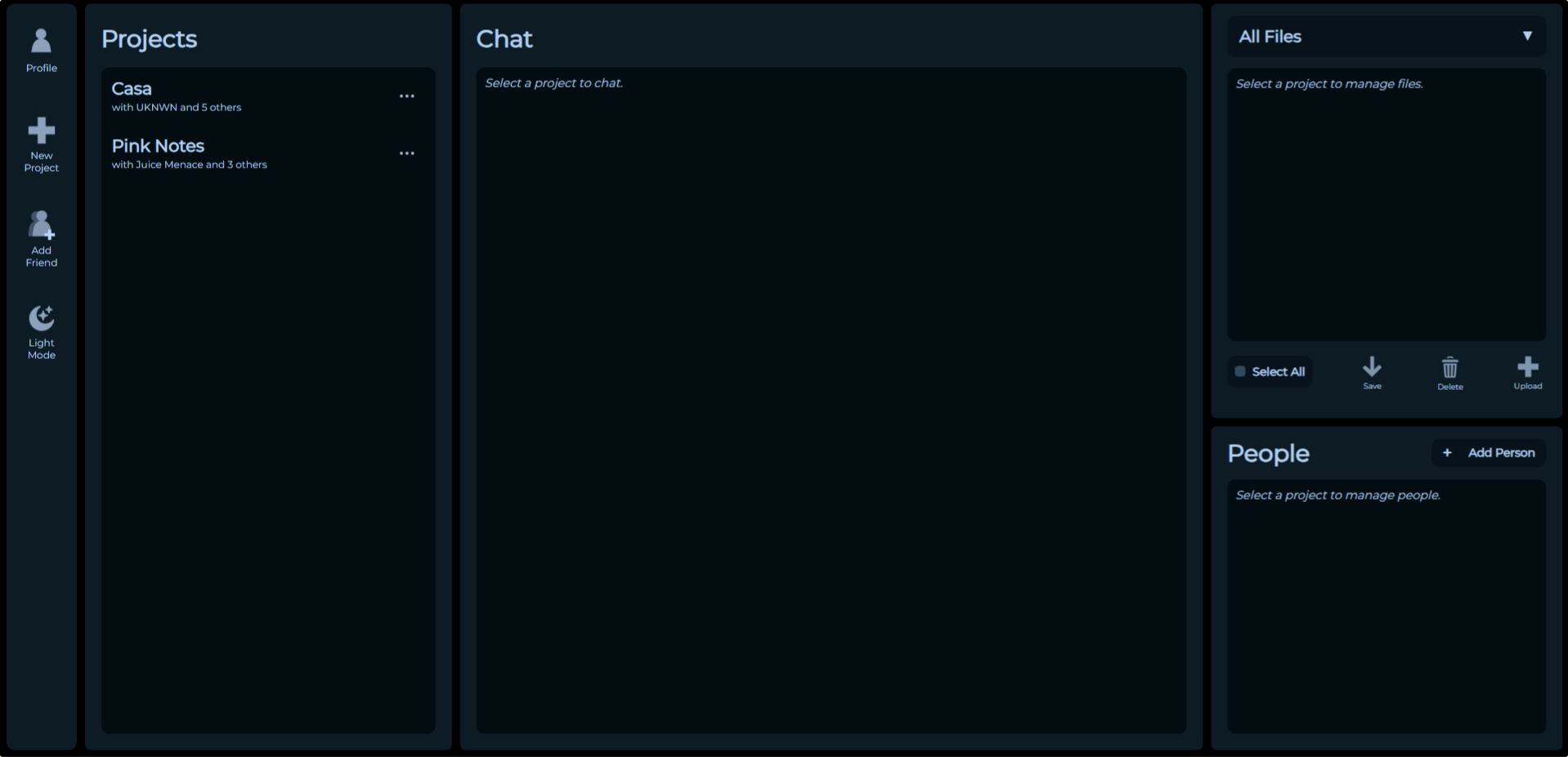 Screenshot of Track CMS